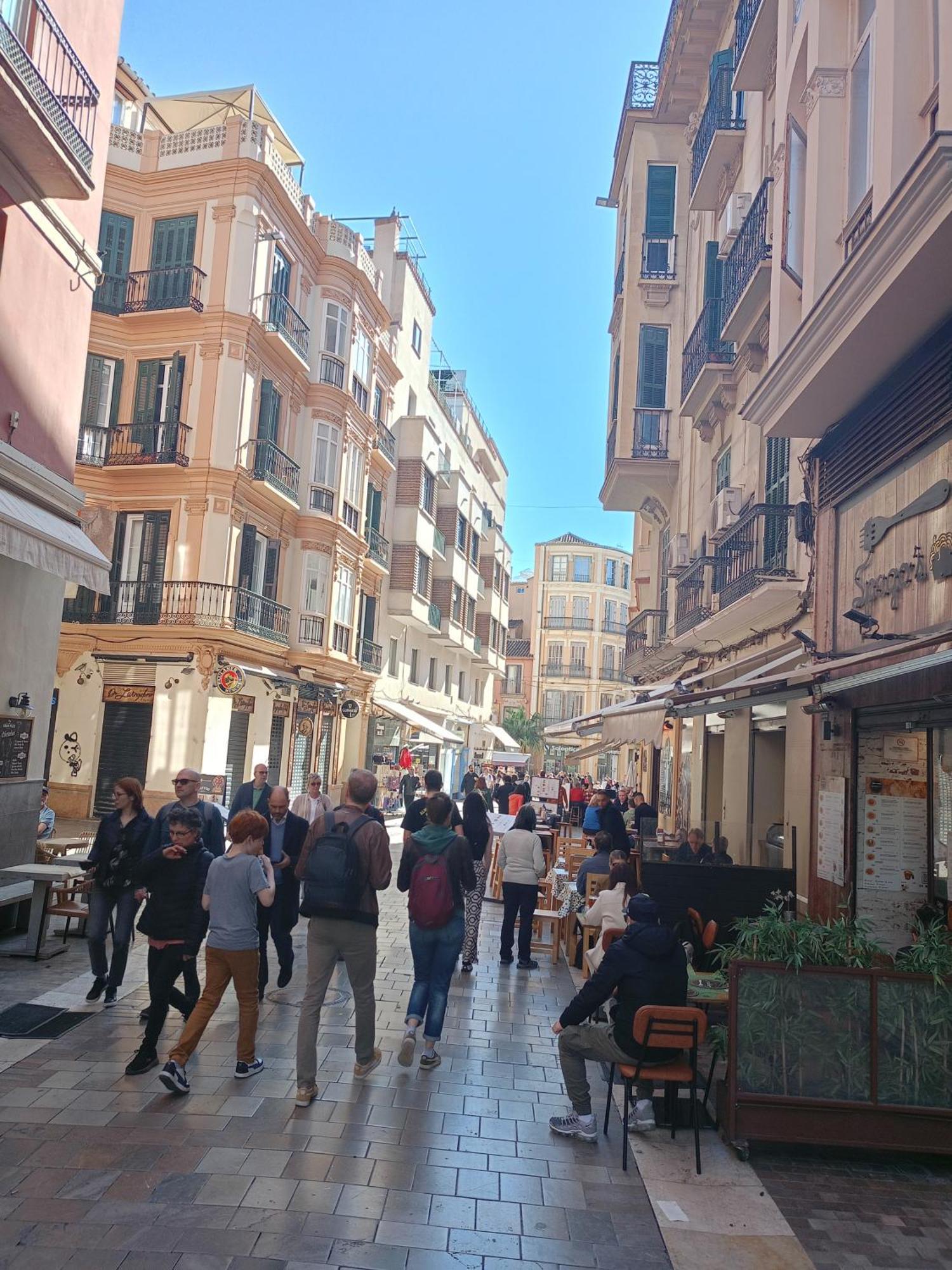 Small Stylish Room With Comfortable Queen-Size Bed In Very Large, Beautifully Decorated Shared Flat In The Historic Centre Of Malaga Exterior photo